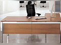 X-4 –Italian-200/180 cms Silver leg, Walnut 